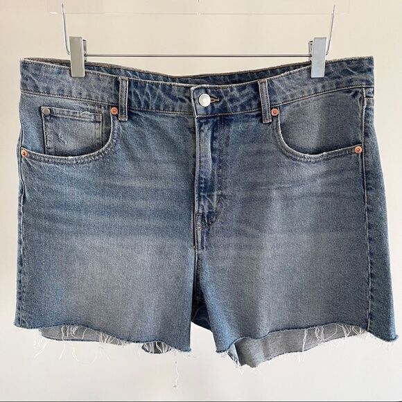 H&M Brock Collection Fitted Denim Cut Off Shorts - Picture 1 of 8